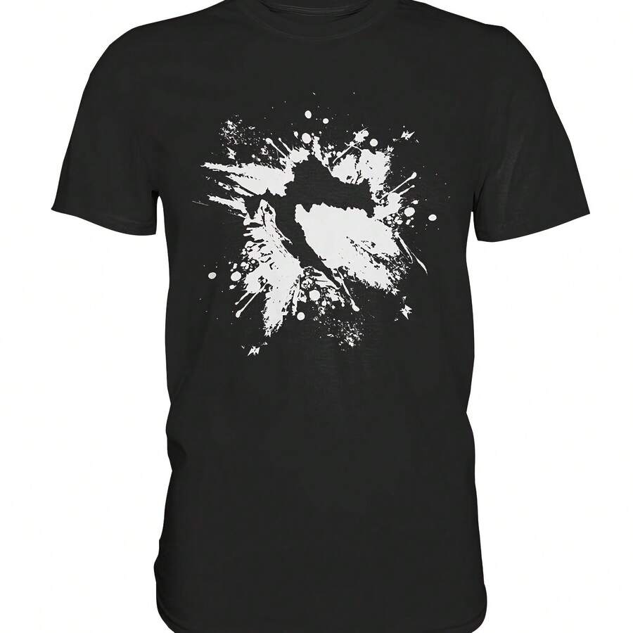 Camiseta Croacia Mapa Esquema Croata Países Ideas De Regalos Croatas - Camiseta Premium___220g High-Quality Pure Cotton T-Shirt With Minimalist Printing, Soft And Breathable Fabric, Comfortable And Loose, Suitable For All Day Wear, Suitable For Office Casual Wear, Spring And Summer Daily Appearance, Elegant And Youthful Design - Black - View 1