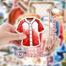 50 PZ Adesivi da baseball con graffiti, adesivi estetici in vinile per scrapbooking, diario, computer portatile, paraurti, skateboard, borraccia, computer, telefono, cartoni animati, elmetto di , adesivi e decalcomanie per auto