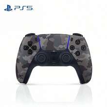 PlayStation PS5 DualSense Wireless Controller - Immersive Haptic Feedback, Futuristic Design, Compatible With PC And PS5 - Top Choice For High-Performance Gaming - Dark Gray Camouflage - View 2