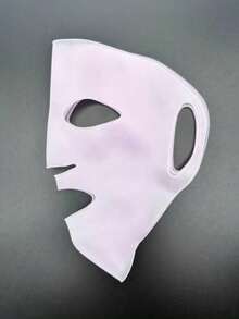 1pc Silicone Face Mask Holder - Reusable, Evaporation-Proof, Moisturizing Facial Mask Cover, Beauty Face Tool - Includes Travel