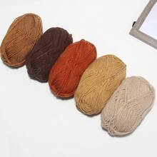 EDCUEBE7 5 件/约 250 克多色手工钩针纱线套件，柔软舒适的针织纱线，多用途用于钩编钱包、衣服、地毯等，适合 DIY 情人节礼物、制作钱包、手提包等。（包装随机） - 彩色 - 查看 22