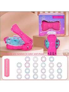 1 套 220 件/120 件/100 件/180 件/220 件/420 件/840 件发饰水钻配饰、派对 DIY 发型装饰、儿童角色扮演珠宝玩具、闪亮系列带造型工具、女孩生日/圣诞节/感恩节/复活节礼物（随机钻石颜色和款式）