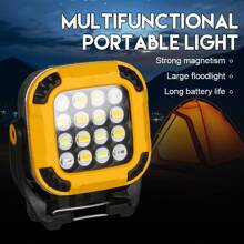 1 Pc COB Worklight Spotlight Camping Tent Light With Hook And Magnet, Repair Lamp Emergency Lighting