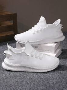 (轻质网眼鞋面，透气舒适) 男鞋，中性鞋码 39-48 加大码，男士时尚运动鞋，夏季新款镂空透气一脚蹬轻便休闲运动跑步鞋，适合休闲、户外、日常通勤、工作、派对、万圣节、校园、学生、教师、青年、中年、旅行、系带平底鞋