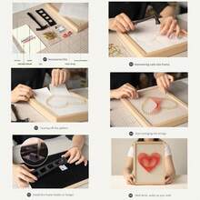 DIY String Art Kit mit Zubehör und Rahmen für Kinder Studenten Erwachsene Anfänger Haus Wanddekorationen einzigartiges Geschenk