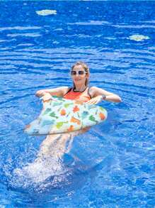 1pc Floating Board For Surfing And Swimming-Beginner's Swimming Kickboard - Thick EVA U-Shaped Floating Board For Improved Buoyancy And Comfort