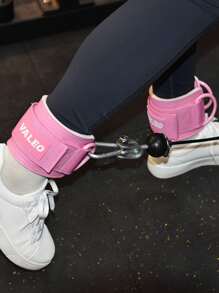 1 pièce Bandes de résistance pour les chevilles avec attaches, poids pour les chevilles pour les cuisses et les fesses, bande de résistance pour la flexion des hanches, équipement de fitness des fessiers pour entraînement à domicile pour femmes