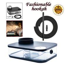 Zestaw Shisha Shisha z 1 wężem Shisha akrylowy wazon Silikonowa miska i pokrywa do fajki wodnej Gorące serce Miłość Styl Walentynki Prezenty dla par