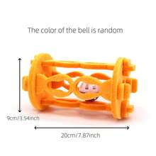 DIY Felt Cat Toy With Bell Rolling Cylinder Cat Teaser Toy - Multicolor - View 2