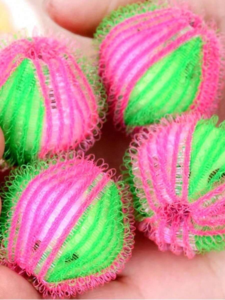 Bola de lavandería de nailon, anti-pelusa, recolector de pelusa para lavadora, quitapelo de gato, bolsa filtro quitapelo, quitapelo para el hogar - Multicolor - Ver 1