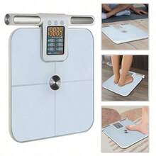 8 Electrode Smart Scales For Body Weight Large Display BMI Digital Weight Scale - as pic - View 2