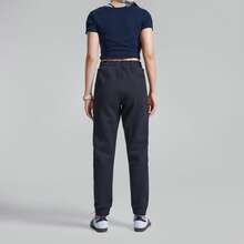 Adidas Women's Pants, Fashion Basic Minimalist Training Sports Fitness Casual Tapered Leg Sweatpants GR3744 - Black - View 4