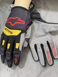 Alpinestars 骑行自行车手套男款女款山地车全地形车小轮车越野摩托车手套山地自行车自行车越野摩托车赛车手套 - 彩色 - 查看 9