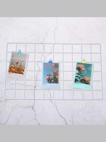 Grid Photo Wall, Wire Wall Grid For Photo Display, Photo Frame Collage Board, Wire Mesh Wall Panel Room Decoration, DIY Iron Photo Frame Collage For Hanging Wall Decoration, Foldable Multiple Picture Organizer. Home Decor Back To School School Supplies