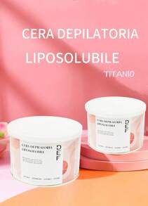 DEF Cera Depilatoria al Miele, Titanio e Azulene in Barattolo da 400ml – Per Scaldacera – Uso Professionale e Domestico