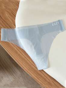 6 Peças Calcinhas Femininas de Seda Escura Translúcida, Seda de Amoreira 7A Antibacteriana, Entreperna Baixa, Tanga Sexy Amiga da Pele, Cor Sólida