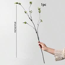 3pcs Artificial Ficus Leaves With Long Stems - Perfect For Flower Arrangements, Home & Office - Can Be Used As Vase Fillers And Bouquet Accents - Ideal For Home Decor, Office Decor, Mother's Day, Valentine's Day, Easter Decorations, Various Table Decorations,Fake Plants