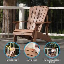 LIFETIME Adirondack Chair Brown - Brown1 - View 2