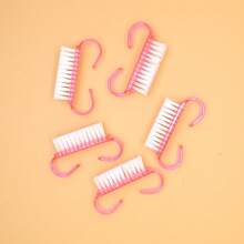 JEARLYU 10 pezzi set di spazzole semi-trasparenti per unghie, strumenti per la pulizia delle unghie che includono mini spazzole in corno di bue, spazzole per polvere di corno di bue trasparente, delicato sulle mani