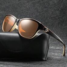 Lunettes modes polarisées œil de chat pour femme, marque de luxe, élégantes, pour la conduite, l'été, la plage et les voyages