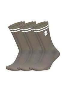 1/3/5 Pairs Back To School Quick-Dry Odor Control Antimicrobial Knit Fabric Socks - Multicolor - View 23