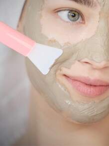 30pcs Silicone Mask Brush, Soft Head With Scraper, All-In-One Dual-Purpose Mud Mask Brush, DIY Mask Adjustment Beauty Tool Beauty Makeup