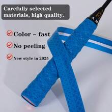 9pcs/2pcs Badminton Racket Grip Tape, Handle Grip, Low Glue, Wrap Tape, High-End Racket Grip, Suitable For Match, Training, Entertainment, Solid Color, Wrap, Protective, Shock Absorbing, Anti-Slip, Breathable Grip Tape, Sweatband, Also Applicable To Steering Wheel, Fishing Rod, Bicycle, Motorcycle, Dumbbell, Barbell, Ring, Baseball Bat, Golf Club, Pickleball, Tennis, Squash And Various Sports & Fitness Equipment And Work Tools Handles, Personalized, Cheap And Affordable Gift