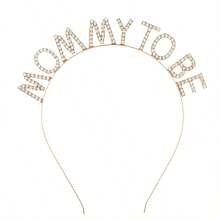 1pc Mom To Be Headband, Baby Shower Partybaby Shower Family Decorations Gifts - Multicolor - View 9