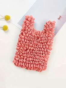 1 件折叠褶皱收纳袋魔术扩展气泡弹力稻草袋迷你袋大容量购物袋柔性拉伸袋可重复使用折叠购物手提袋旅行便携式收纳袋 - 彩色 - 查看 23