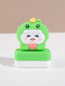 1 pieza de sello personalizado con forma de dibujo animado, un lindo sello de etiqueta personalizado para marcar y firmar artículos personales, personalizable con nombres, un regalo para amigos. - Multicolor - Ver 11