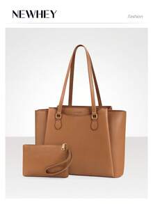 NEWHEY 女士笔记本电脑手提包 15.6 英寸防水皮革电脑包 适合商务办公