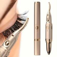 RAF 2-In-1 Electric Eyelash Curler & Eyebrow Trimmer, Dual-Use Eyebrow Shaper With Temperature Control, Anti-Scald, Curl & Shape