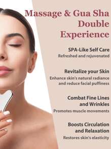 Zestaw wałków 3D do twarzy i gua sha ze stali nierdzewnej, narzędzie do modelowania twarzy, metalowa pielęgnacja skóry, masażer, zestaw prezentowy dla mamy, zestaw do pielęgnacji skóry redukujący obrzęki i zaczerwienienia, prezent dla mężczyzn i kobiet, uroda, produkty do pielęgnacji skóry, spa, pielęgnacja, narzędzia do pielęgnacji skóry, pielęgnacja twarzy, akcesoria kosmetyczne, masaż, narzędzie do masażu twarzy, wałek do twarzy