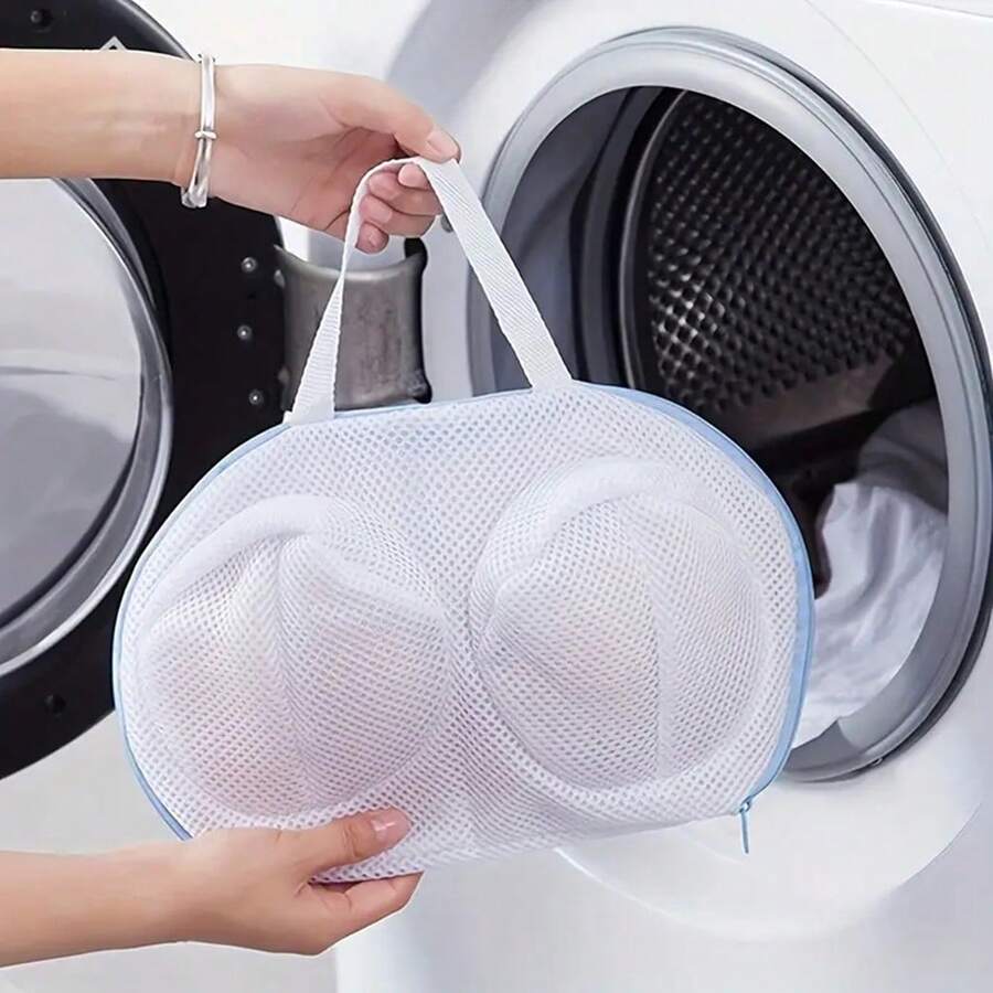 High-Quality Bra Washing Bag - Anti-Deformation Laundry Mesh Bag, Suitable For All Cup Sizes, Polyester, Zipper Closure, Perfect For Lingerie And Delicate Clothes, Ideal For Back To School - Multicolor - View 1