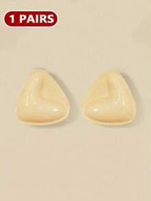 1 对 V 型双面粘合胸垫，加厚，小胸增强和聚拢，粘合胸瓣，适合日常穿着和比基尼