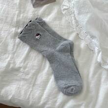 Sanrio 1Pair Sanrio Socks For Women For Spring And Summer, Thin, Hello Kitty, Cute, Preppy, Versatile Socks