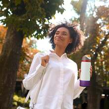 Silicone Boot For Water Bottle 24 Oz 32 Oz 40 Oz, Anti-Slip Protective Sleeve For Twist/Flip Stainless Steel Water Bottles Accessories - Dark Purple - View 7