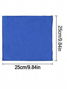 10-Pack Super Absorbent Microfiber Car Cleaning Towels - Multipurpose For Auto, Motorcycle, Glass & Home Use - Blue - View 7