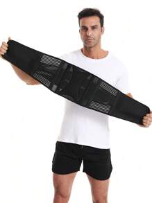 1 pièce, Ceinture de taille pour hommes, Ceinture de fitness et de sport, Ceinture en plastique pour hommes, Entraînement professionnel de basket-ball, Accroupissements profonds, Traction difficile, Compression abdominale, Équipement de course, Outils de mise en forme, Accessoires de taille pour le sport, Ceinture de maintien de la taille
