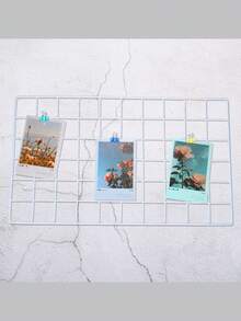 Grid Photo Wall, Wire Wall Grid For Photo Display, Photo Frame Collage Board, Wire Mesh Wall Panel Room Decoration, DIY Iron Photo Frame Collage For Hanging Wall Decoration, Foldable Multiple Picture Organizer. - Multicolor - View 16