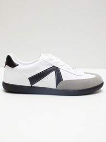 Vizzano Women's Soft Low Cut Comfortable Sneakers - 1430.102 - Đen và xám - Xem 3