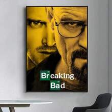 1 pièce Décoration de film à la mode "Breaking Bad" Affiche de film raffinée, convient pour le salon, le bar, peinture décorative rétro, œuvre d'art de haute qualité, sans cadre - Multicolore - Voir 32