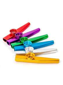 Metal Kazoo With Storage Box, Aluminum Alloy Kazoo, Compact Guitar & Ukulele Accompaniment Instrument, Portable Pocket Musical Instrument For Instant Playing, Musical Instrument Gift