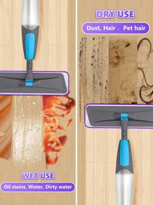 1/3/6Pcs Reusable Mop Pads For PowerMop, Wood Floor Pads Microfiber Mop Replacement Refills Machine Washable For All Floor Surfaces