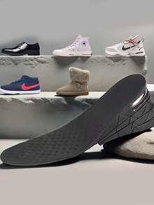 增高鞋垫，不疲劳，隐藏式增高装置，带减震器；女士内置增高鞋垫，增高垫 - 黑色 - 查看 9