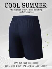 Plus Size Men's Fashionable Printed Athletic Shorts, Suitable For Running, Fitness, Home, Outdoor Leisure