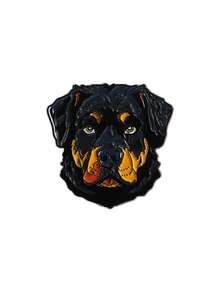 1pc Cute Pet Badge - Adorable Dog & Cat Head Design - Playful Animal Pin For Pet Lovers & Veterinary Students - Multicolor - View 16