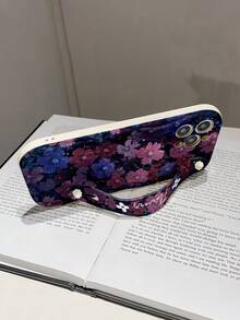 Flower 1 件时尚花卉印花加厚高防摔手机壳带支架功能，兼容 Apple 防水防震防摔防刮 - 彩色 - 查看 6