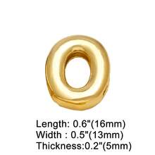 1pc Personalized Smooth A-Z Letter Pendant Bracelet, Women's DIY Customized Name Initial Adjustable Bracelet