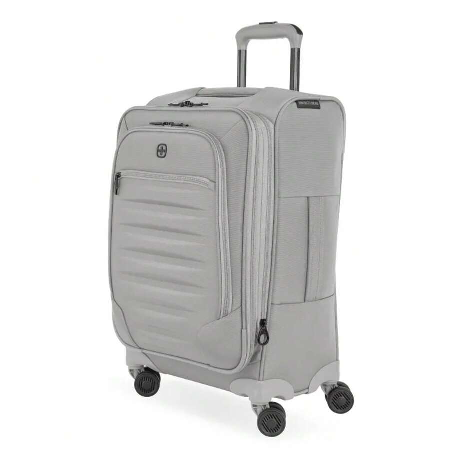 Checklite Softside Carry On Suitcase - Gray - 1 - View 1